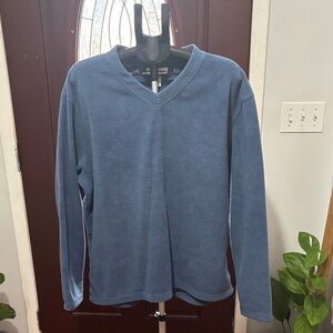 Preswick & Moore Men's Slate V-Neck Sweater Size XXL